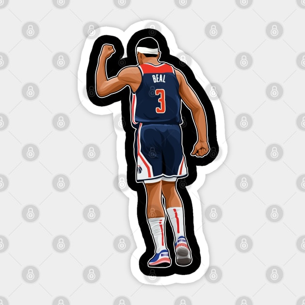 Bradley Beal #3 Hand Sign Sticker by GuardWall17